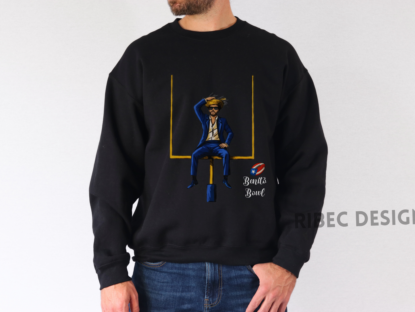Sweatshirt - benito bowl Bunny Bowl Design