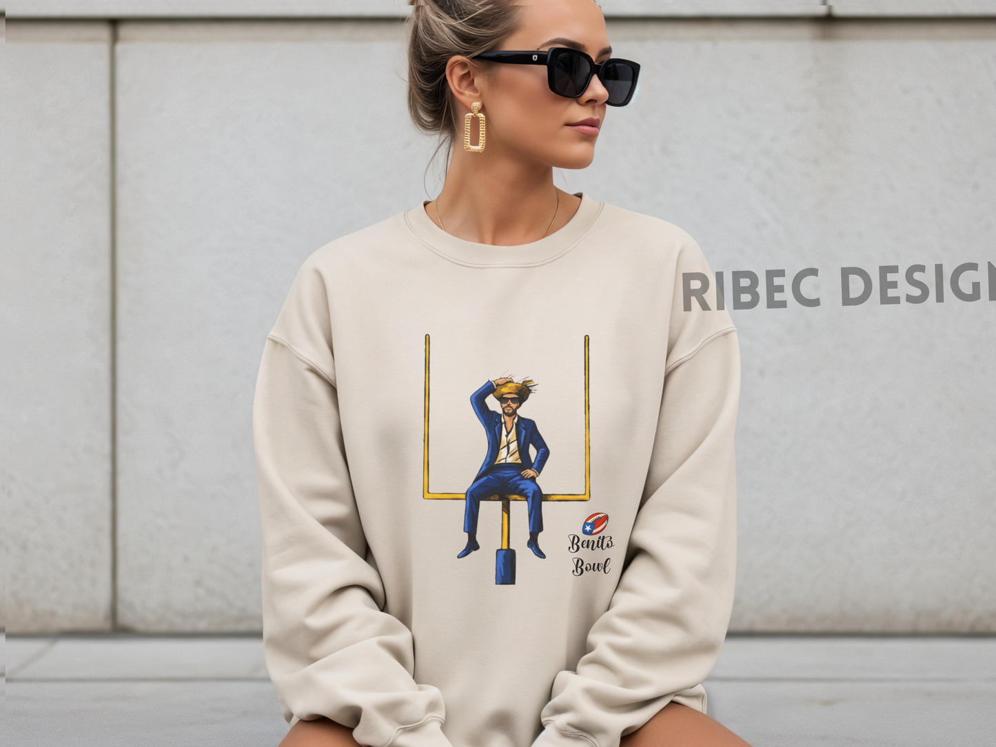 Sweatshirt - benito bowl Bunny Bowl Design